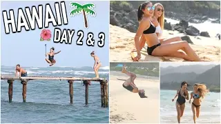 Trampoline In The Ocean & Hanging w/ a Subscriber! HAWAII DAY 2 & 3