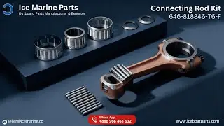 🔧ICE Marine Connecting Rod Kit for Mercury Outboard 75&ndash;125 HP | OEM 818846T6-F
