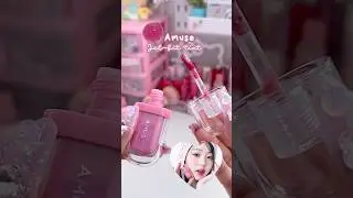 Amuse Gel Tint 🌷#kbeauty #makeup #lippies #amuse #liptint #wonyoungism #pink #yesstyle #shorts #fyp