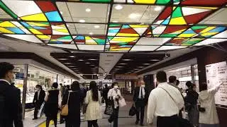 【4K】Walking around Tokyo station underground Gransta