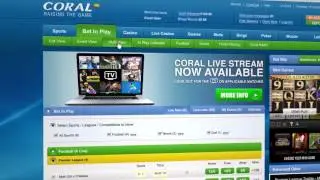 Coral Help׃ How to bet in play on Coral co uk