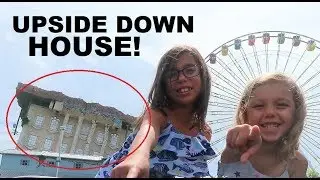 INSIDE THE UPSIDE DOWN HOUSE  MYRTLE BEACH WONDER WORKS REVIEW VLOG  #upsidedownhouse #wonderworks