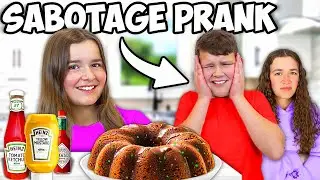 I BAKED my SIBLINGS a CAKE PRANK!!