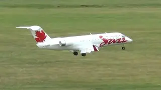 RC CRJ-200 Air Canada Jazz EDF Airliner Flight Marymoor Scale Fly in