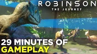 Baby Dinosaurs in VR! GAMEPLAY from Robinson: The Journey on PlayStation VR