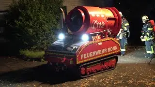 Mehrere Fahrzeuge brennen in Tiefgarage - 44 Betroffene in Bonn-Br&uuml;ser Berg am 15.07.25 + O-Ton