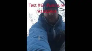 Hyperlite Mountain Gear Dyneema fabric sample test