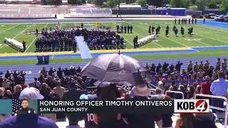 Hundreds honor fallen Bloomfield police officer