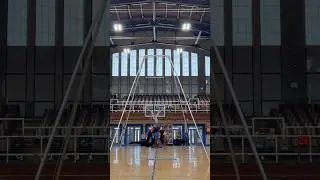 Aerial Lyra Duo 🎪 Basketball Halftime Show @2WEIMusic #AerialJade #aerialarts #duo