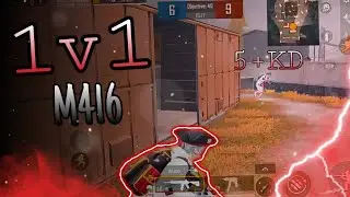BGMI 1v1 M416 Challenge Against 5+Kd Player || Tdm Gameplay