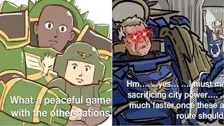 Vulkan's tactics vs Guilliman's tactics | Warhammer 40k meme dub