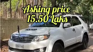 Call 8686518786, 9700511592- Model- 2014 Toyota Fortuner 3.0 4x2 MT (Manual)- 142,000 km #vlog
