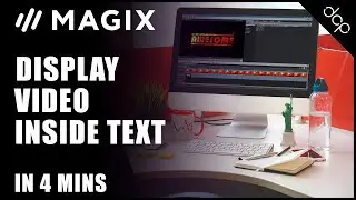 Movie Edit Pro Video Displayed Inside Text | Movie Edit Pro 2020 Tutorial