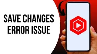 How to fix There Was a Problem saving some changes in Yt Studio ?