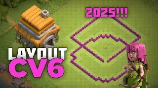 LAYOUT CV6 PARA INICIAR BEM 2025 - CLASH OF CLANS 2025