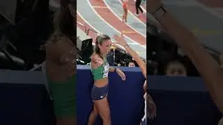 That moment when you make it into the final 🫶 #athletics #relays #ireland #belgium #glasgow