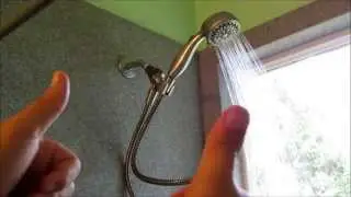 Handheld shower head installation