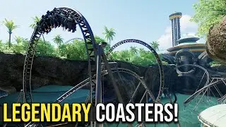 Unique & Legendary Coasters: Awakening of Medusas, Gates of Olympus, & Temple of Wisdom!