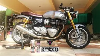 How I wash my Thruxton R