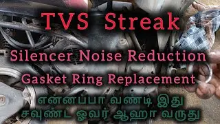 TVS Streak Silencer Noise Problem // Thread Damage // How to Gasket Replacement