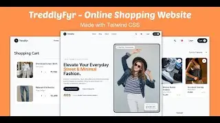 Trendifyr – Modern Fashion E-Commerce UI Template | Tailwind CSS | Full Source Code + Demo