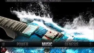 Добавление основных вкладок, подменю и фонов в скин Aeon Nox в Kodi