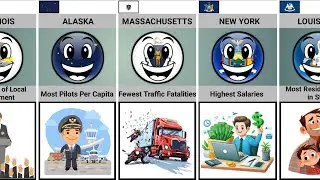 What Every US State Is The Best At [Countryballs] | Data Analysis