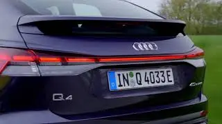 New Audi Q4 Sportback e-Tron Aurora Violet 2022 - In beautiful details