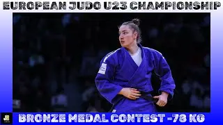 Lieke DERKS VS Anna KAZAKOVA European Judo Championships U23 | Bronze medal contest -78 kg