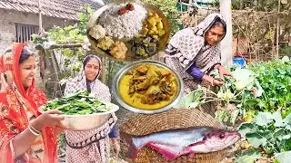 Barir Sobji Tule Ranna,OLkopi Alu Shorshe Posto Diye Ranna,OLkopi Pangas Macher Tok,Onek Rokom Makha