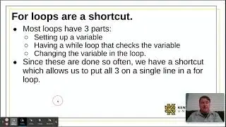 Repetition 4 - For Loops, Nested Loops