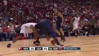 Chamberlain Oguchi goes for 21 points &frasl; USA vs Nigeria &frasl; 01 Aug &frasl; 2016 USA Basketball Showcase