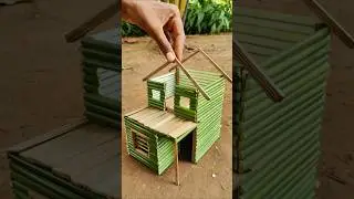 Nature ke beech ek bamboo mini house &ndash; handmade with love 💚