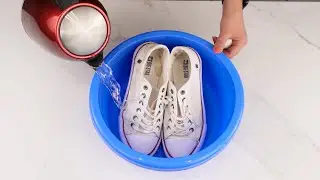 Dissolve in warm water and soak dirty Converse &ndash; they'll come out like new