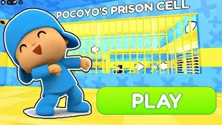 🚨🚔👮🏻‍♂️Escaping Pocoyo Prison in Roblox Was Way Harder Than I Expected! 😱😂