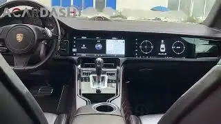 ACARDASH Dual Screen for Porsche Panamera 970 Digital Saddle & Rear Climate Control Touchscreen