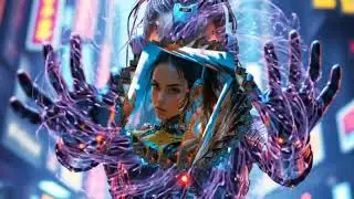 AI Cyborg Girl