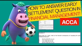ACCA FM June 22 Early Settlement Discount question worked!
