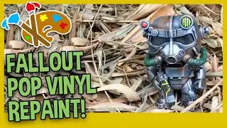 FALLOUT POWER ARMOR POP VINYL REPAINT TUTORIAL - Fallout Power Armour Funko Pop Custom