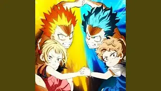 Midoriya & Bakugou Vs Nine. Bnha Heroes Rising