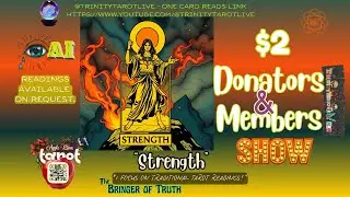 LIVE TAROT 🔮 | $2 Unlocks the Truth | Members + Donators Portal + FREE READINGS