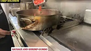 SAUSAGE AND  SHRIMP GUMBO