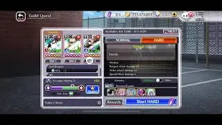 Hard Guild Quest Espada week Build Comparison