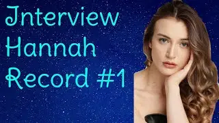 Интервью | Hannah Record