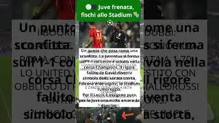 ⚪⚫ Juve frenata, fischi allo Stadium 🎭