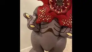 Inflatable pvc Demogorgon suit