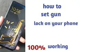 how to set gun lock on your phone