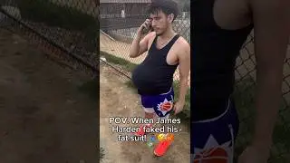 When James Harden FAKED his FAT SUIT!!! 🤣🤣