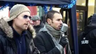 The Dualers last busk with Si  in Sutton