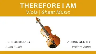 Therefore I Am - Billie Eilish | Viola | Sheet Music